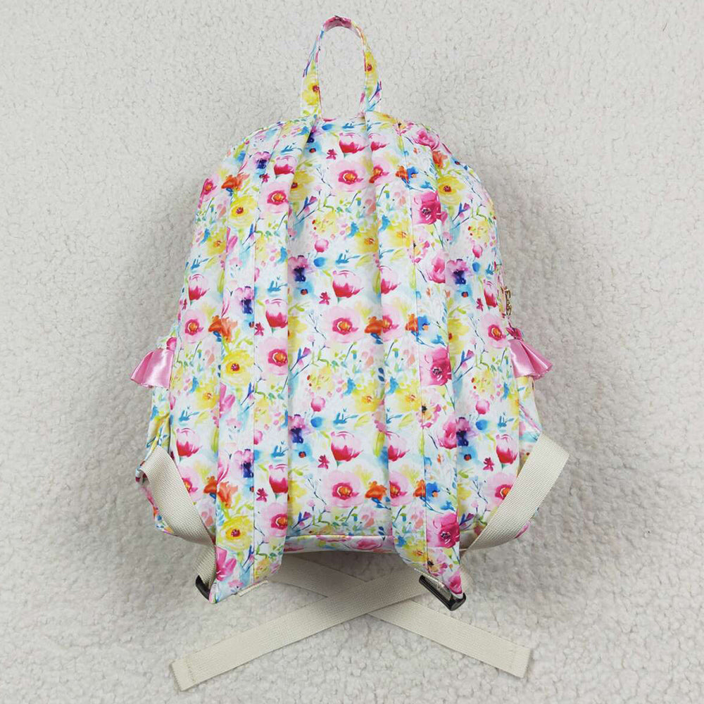 Boutique Kids Baby Girls Backpack Flower Bags BA0174