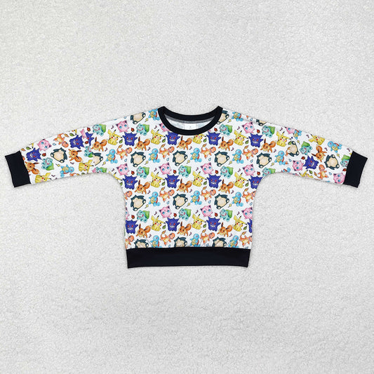 Baby Boys Clothes Tops Cartoon Cats Long Sleeve Tee Shirts Tops BT1053