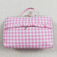 Baby Girls Lunch Boxes Back To School Pink Checkered Back Bags Lunch Boxes BA0088