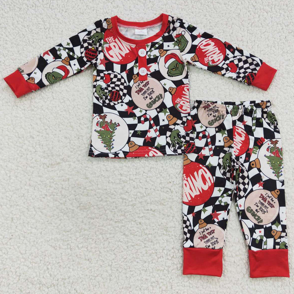 Christmas Boys Pajamas Fashion Kids Sleepwear Sets BLP0208