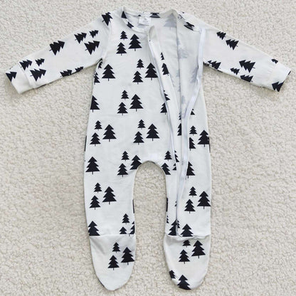 Boutique Infant Baby Rompers Footie Jumpsuit for Christmas LR0552