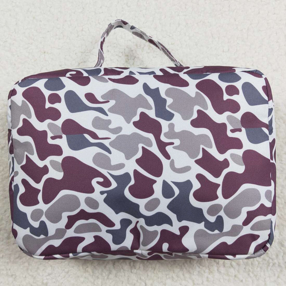 Baby Kids Lunch Boxes Grey Camo Lunch Dinnder Picnic Thermal Bags Lunch Boxes BA0227