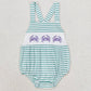 Baby Infant Boys Rompers Green Stripes Crabs Straps Rompers SR1118