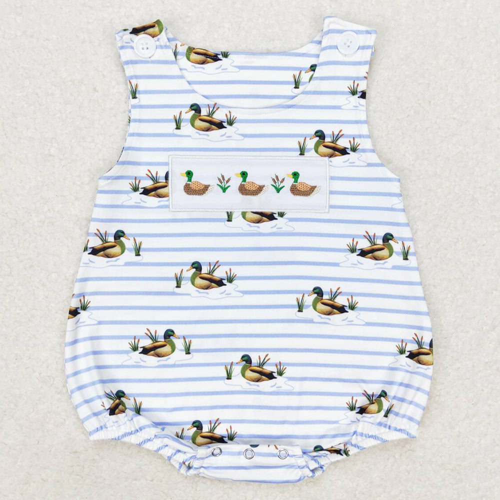 Baby Girls Clothes Ducks Straps Tunic Top Kids Sibling Clothes Baby Rompers Boys Clothes Sets SR1584