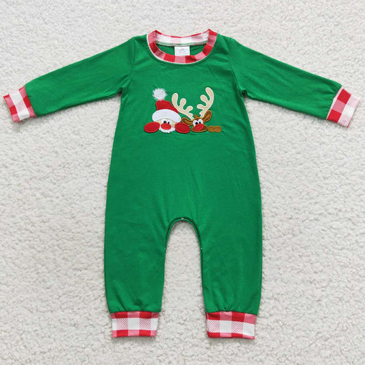 Christmas Infant Baby Rompers Sibling Jumpsuit LR0395