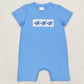 Baby Boys Rompers Blue Turtles Short Sleeve Rompers SR1651 SR1650