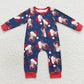 Cow Print Christmas Boutique Baby Kids Rompers LR0597