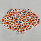 Adult Women Shorts Orange Leopard Dogs Team Yoga Active Butterfly Shorts Bottoms SS0806