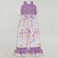 Baby Girls Jumpsuits Embroidery Ghost Pumpkins Strap Floral Halloween Jumpsuits SR3177 9.2