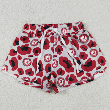 Baby Girls Shorts Red Leopard A Team Yoga Active Butterfly Shorts Bottom SS0817