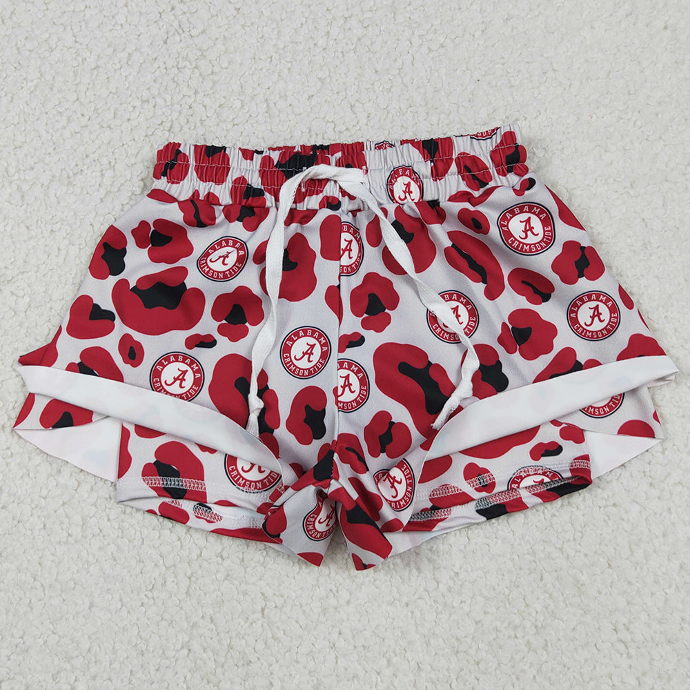 Baby Girls Shorts Red Leopard A Team Yoga Active Butterfly Shorts Bottom SS0817