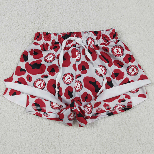 Baby Girls Shorts Red Leopard A Team Yoga Active Butterfly Shorts Bottom SS0817