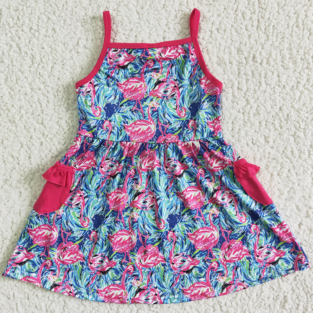 Summer Girls Dress Cute Baby Girl Clothes Set Boutique Kids Sibling Clothing Sister Outfits GSD0078