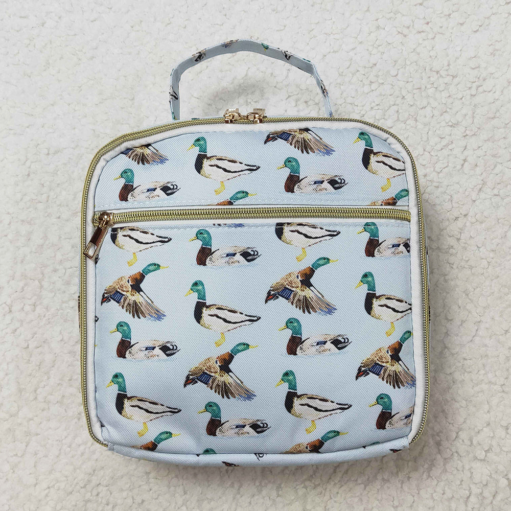 Baby Kids Bags Mallard Ducks Hunting Lunch Dinner Picnic Box Bag BA0276