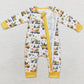 Baby Infant Boys Rompers Digger Christmas Tree Long Sleeve Bamboo Rompers LR1332