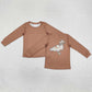 Baby Boys Clothes Tops Brown Camo Ducks Long Sleeve Tee Shirts Tops BT0950