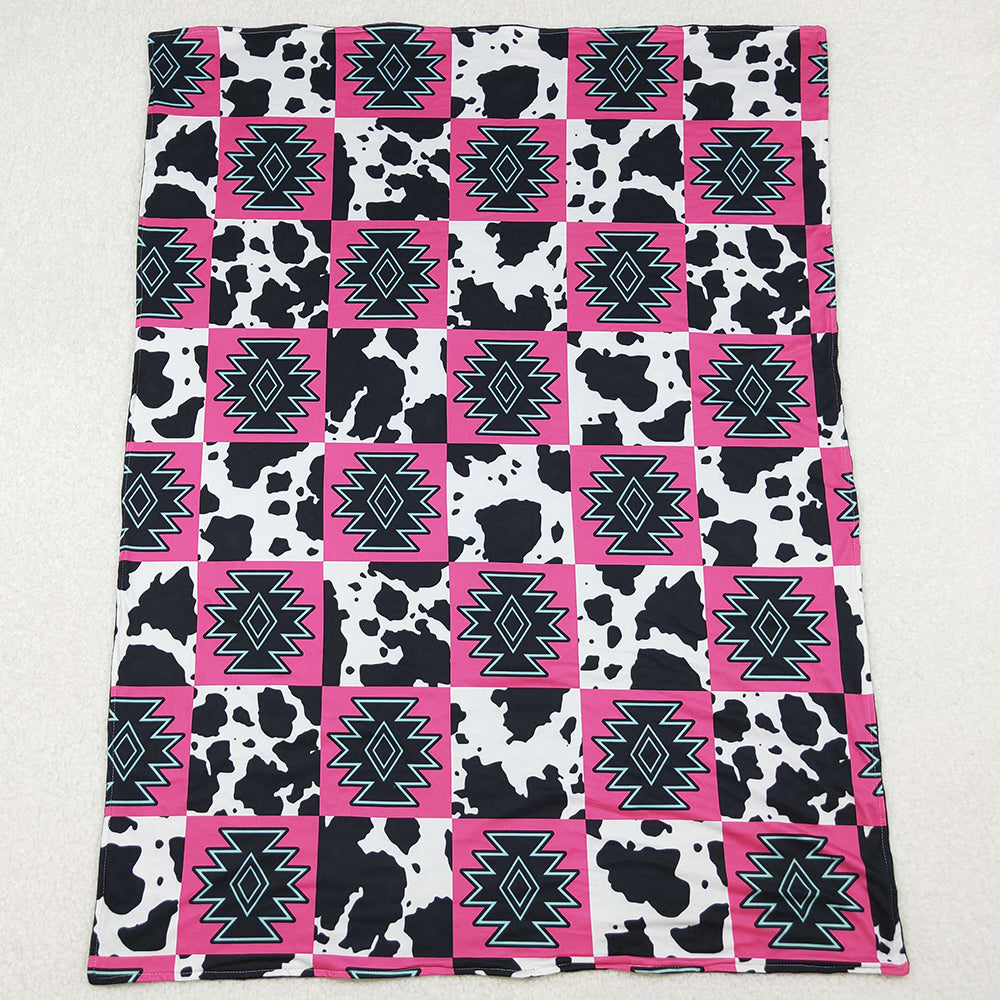 Baby Kids Children Blankets Western Aztec Minky Blankets BL0178 10.14