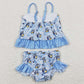 Baby Girls Swimsuits Cartoon 2pcs swimsuits E10-19