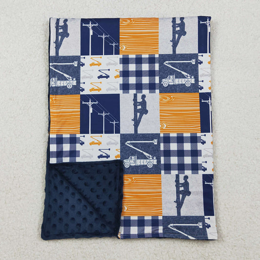 Baby Kids Blankets Power Tower Minky Blankets BL0075 10.14