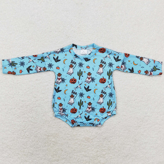 Baby Infant Boys Rompers Halloween Western Cactus Long Sleeve Rompers LR1449