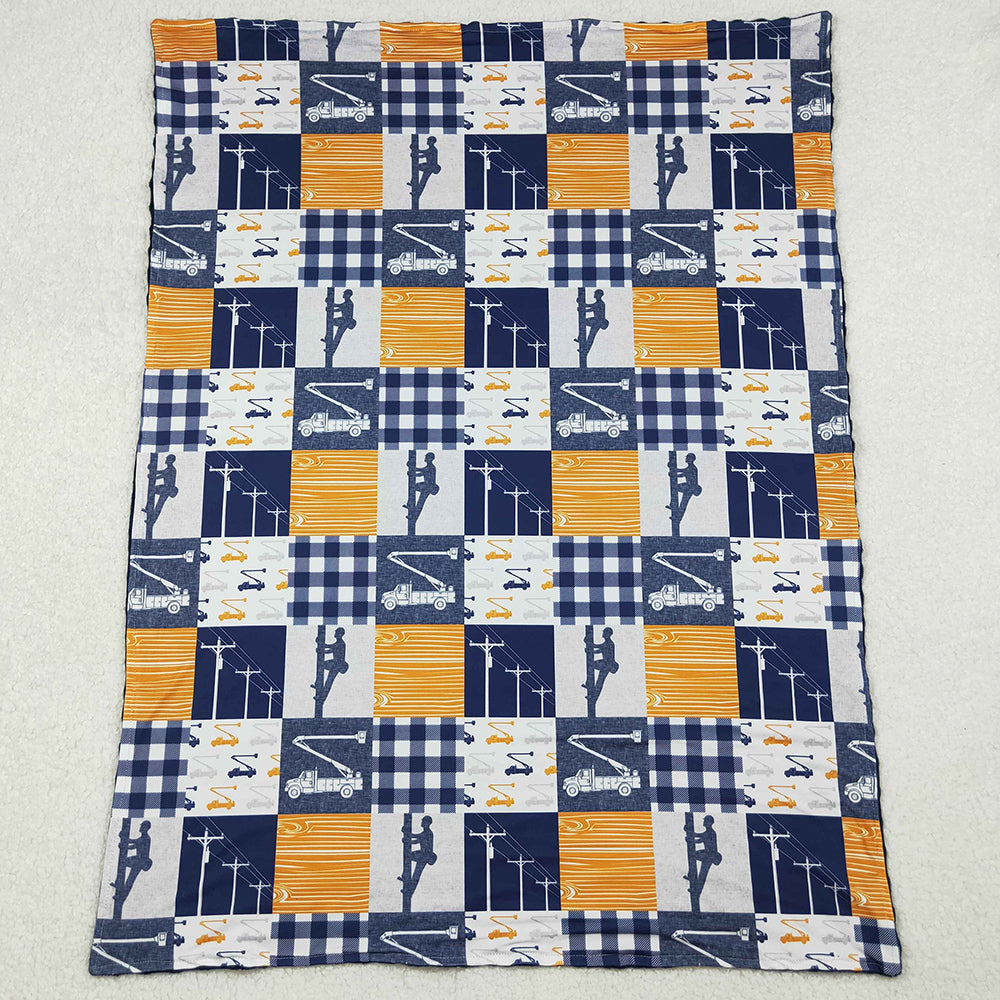 Baby Kids Blankets Power Tower Minky Blankets BL0075 10.14