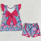 Summer Girls Dress Cute Baby Girl Clothes Set Boutique Kids Sibling Clothing Sister Outfits GSD0078