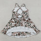 Baby Girls Dress Strap Green Deer Dogs Ducks Camo Yoga Ruffle Knee Length Dresses GSD4117