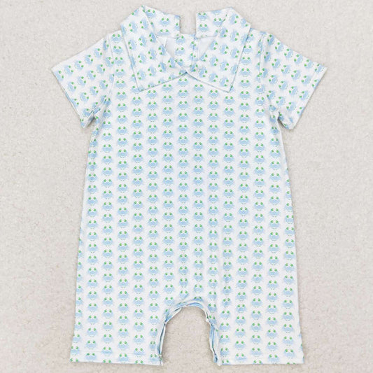 Baby Infant Boys Rompers Crabs Short Sleeve Rompers SR1436