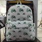 Baby Kids Boys Backpacks Green Tractor Backpack Zip Back Bags BA0222