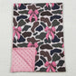 Baby Kids Children Blankets Girls Pink Bows Camouflage Minky Blankets BL0189 10.14