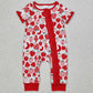 Baby Infant Girls Rompers Strawberry Ruffle Zip Rompers  SR2400 3.11