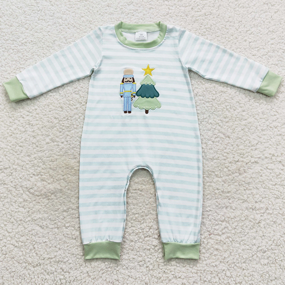 Christmas Baby Boys Rompers Long Sleeve Sibling Romper LR0479