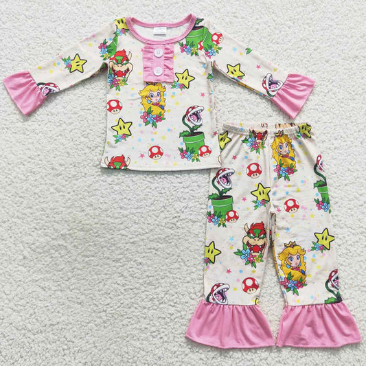 Fashion Baby Girls Pajamas Princess Pajamas Sets GLP0649