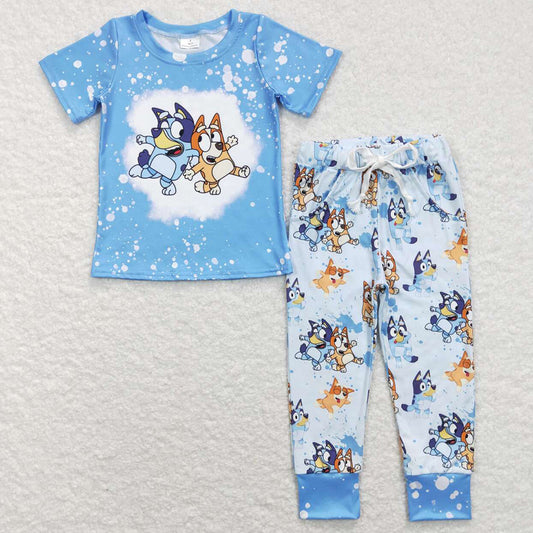 Boutique Boys Clothing Cartoon Print Cute Kids Sibling Clothing Girls Sets BSPO0222