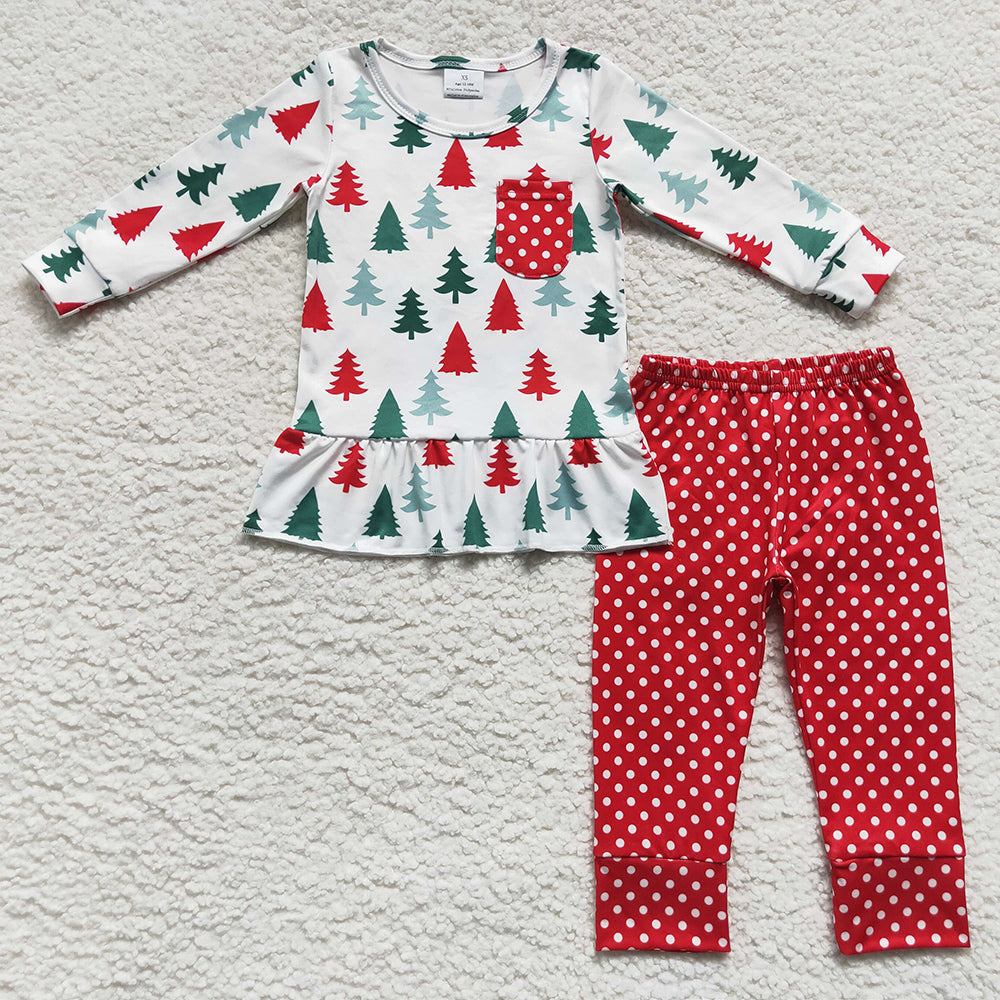 Christmas Baby Girls Clothes Long Sleeve Sets GLP0803