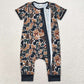 Baby Infant Boys Rompers Brown Camo Zip Bamboo Rompers SR1899