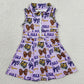 Baby Girls Dress LSU Tiger Footballs Team Yoga Active Shorts Knee Length Dresses GSD3604