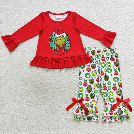 Christmas Baby Girls Clothes Boutique Kids Sibling Outfits GLP0690