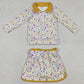 Baby Girls Clothes Mardi Gras Leopard Zipper Pullovers Skirt Shorts Yoga Active Clothes Set GLD1365 12.9