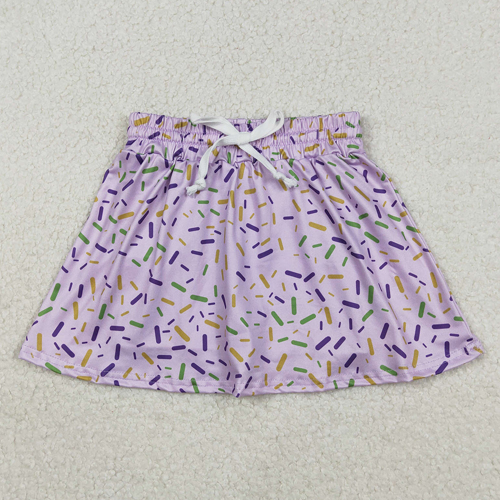 Baby Girls Skirts Purple Sprinkles Team Skirts Shorts Bottom GLK0144 12.9