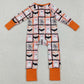 Baby Boys Rompers Ghosts Bats Halloween Girls Zipper Footie Rompers LR2539 9.2
