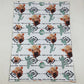 Baby Kids Blankets Toddler Children Western Highland Cows Blankets BL0152 11.15