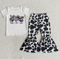 Hot Sale Kids Clothes Girls Bell Bottom Outfit Cute Toddler Girl Clothes Set E12-26