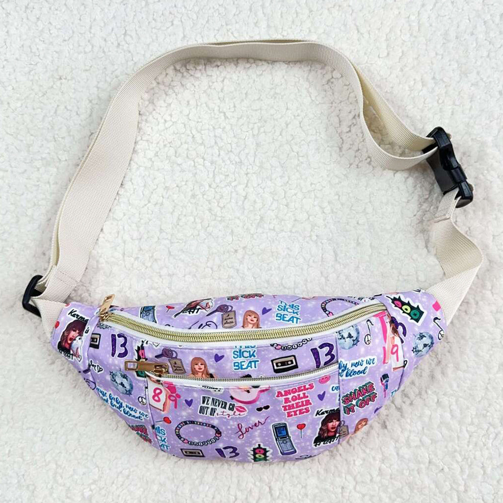 Purple Women Girls Fanny Bags BA0253