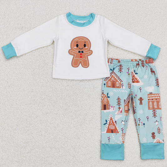 Christmas Baby Boys Clothing Gingerbread Cute Outfits BLP0346