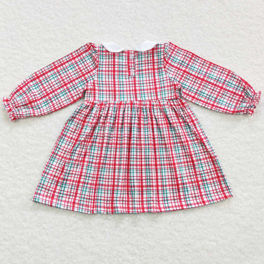 Boutique Baby Girls Dress Christmas Smock Dresses GLD0300