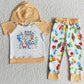 Boutique Baby Boys Hoodies Sets Girls Clothes Bell Bottom Outfits E9-27