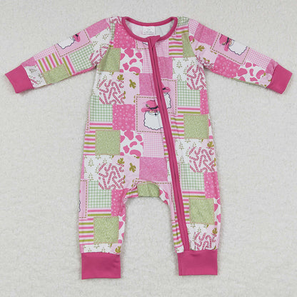 Boutique Baby Girls Rompers Christmas Rompers LR0722