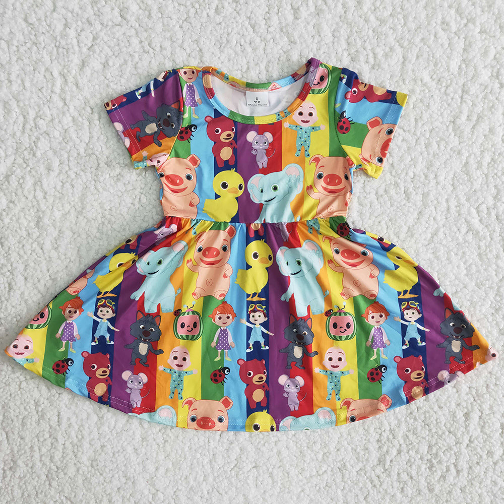 New Arrival Baby Girls Dress Summer Boutique Girl Dresses B17-14