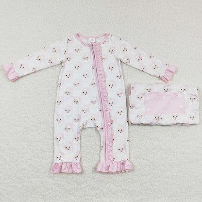 Boutique Baby Girls Rompers Christmas Romper LR0584